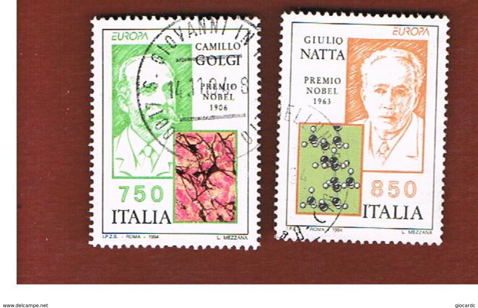 ITALIA REPUBBLICA  - UNIF. 2139.2140 -   1994 EUROPA      -            USATO - 1991-00: Usati