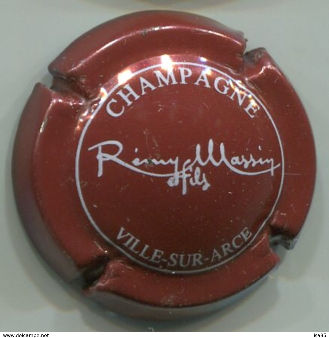 CAPSULE-CHAMPAGNE MASSIN Rémy N°11 Bordeaux & Or - Autres & Non Classés