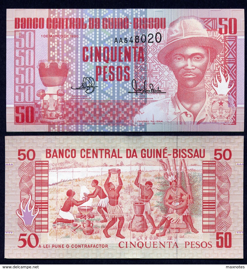 GUINEA BISSAU  50 Pesos - 1990 - UNC - Guinea-Bissau