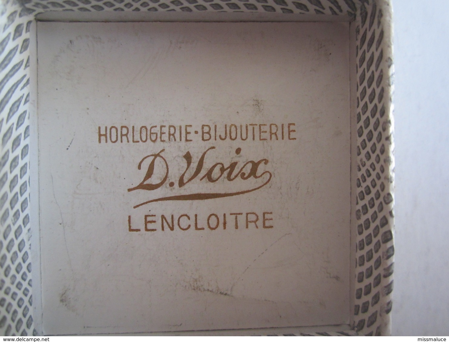 86 Vienne Lencloitre Boite à Bijoux Horlogerie Bijouterie D Voix - Altri & Non Classificati