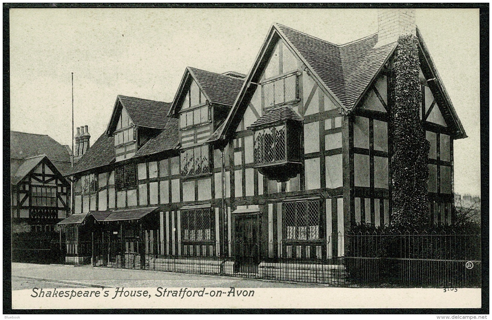 RB 1203 -  Early Postcard - Shakespeare's House - Stratford-on-Avon Warwickshire - Stratford Upon Avon