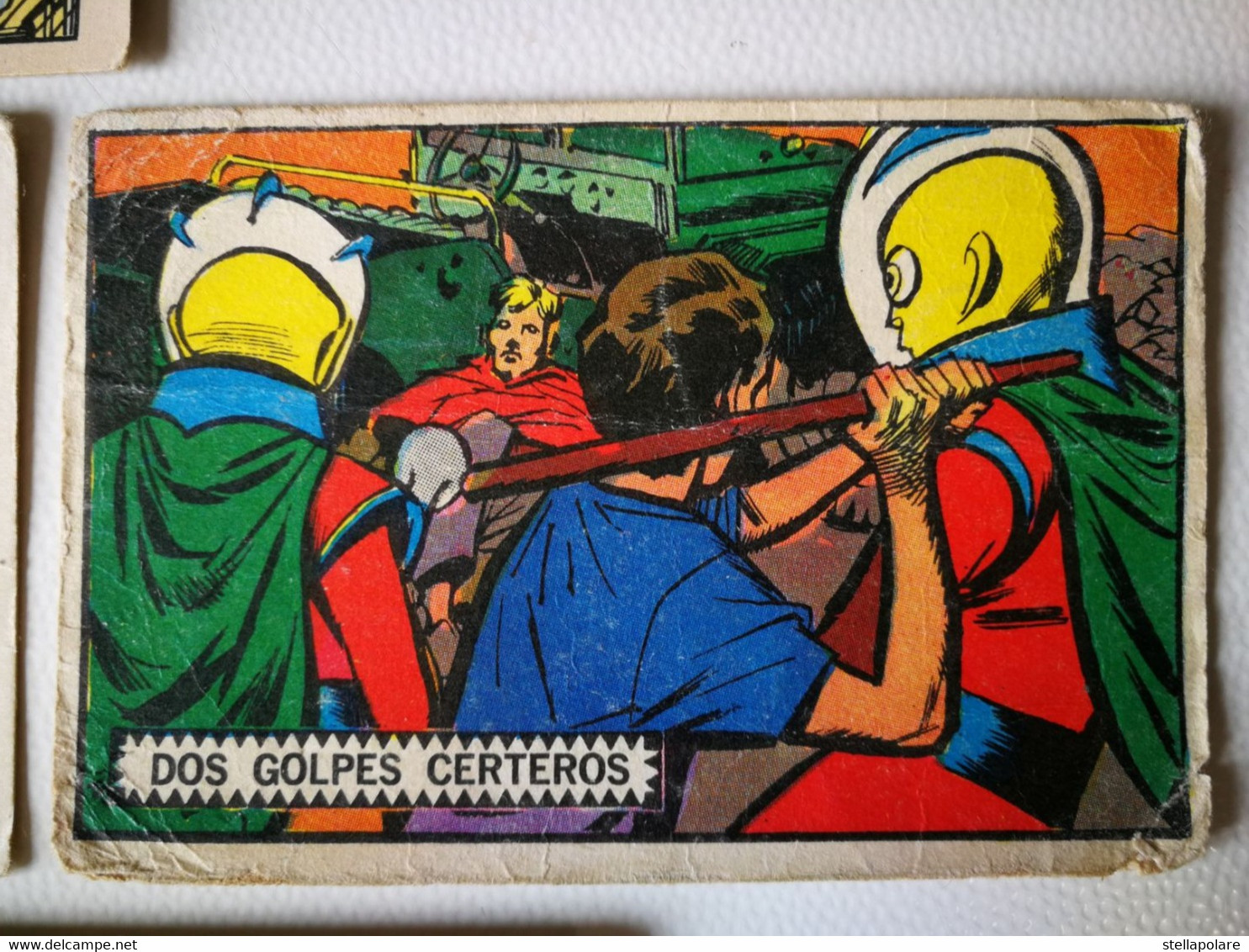 PLATOS VOLADORES AL ATAQUE ORIGINAL SPACE CARDS 21/100 Oesterheld y Alberto Breccia - ARGENTINA 1971 MARS ATTACKS STYLE