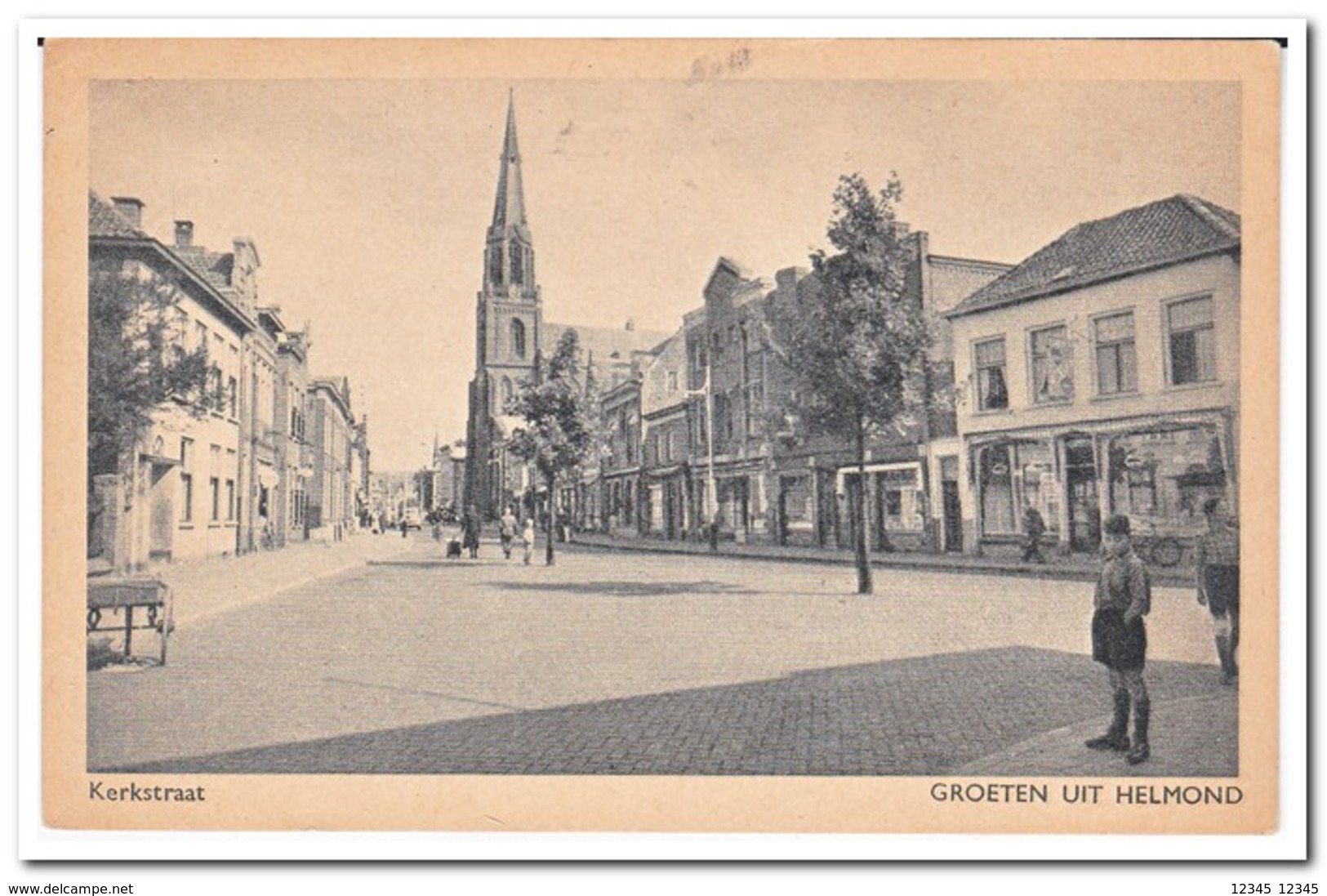 Helmond, Groeten Uit, Kerkstraat - Helmond