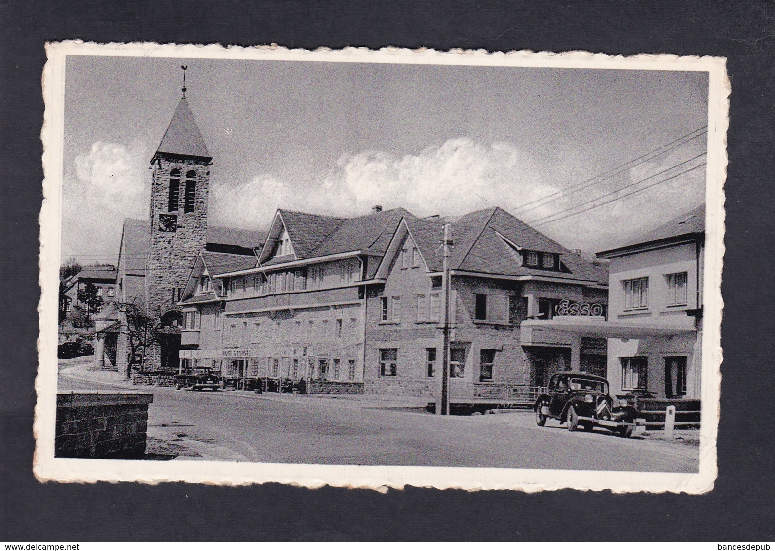 Bellevaux Ligneuville - Hotel Georges ( Voiture Citroen Traction Photo Lecoq Nels ) - Malmedy