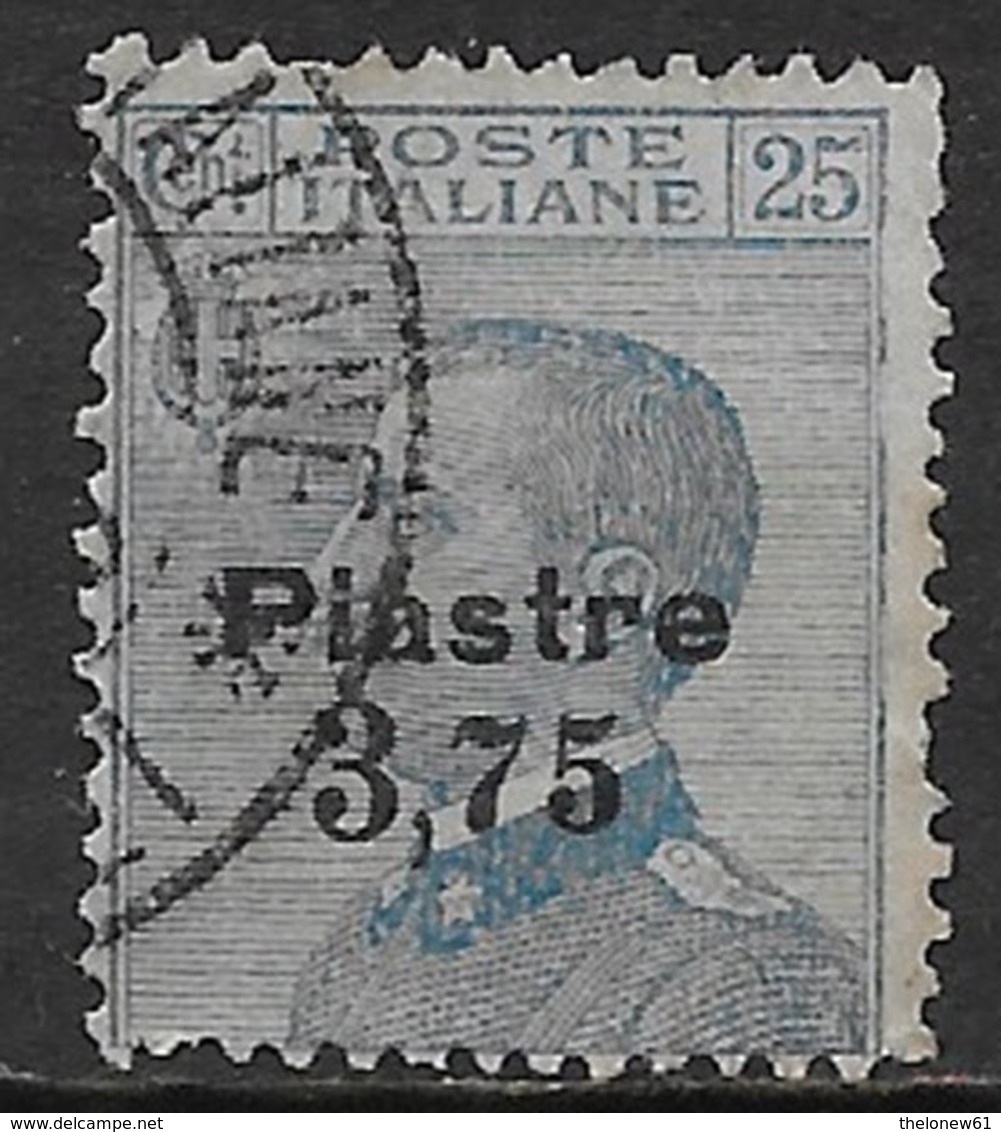 Italia Italy 1922 Estero Costantinopoli 6 Emissione Pi3,75 Su C25 Sa N.46 US - Uffici D'Europa E D'Asia