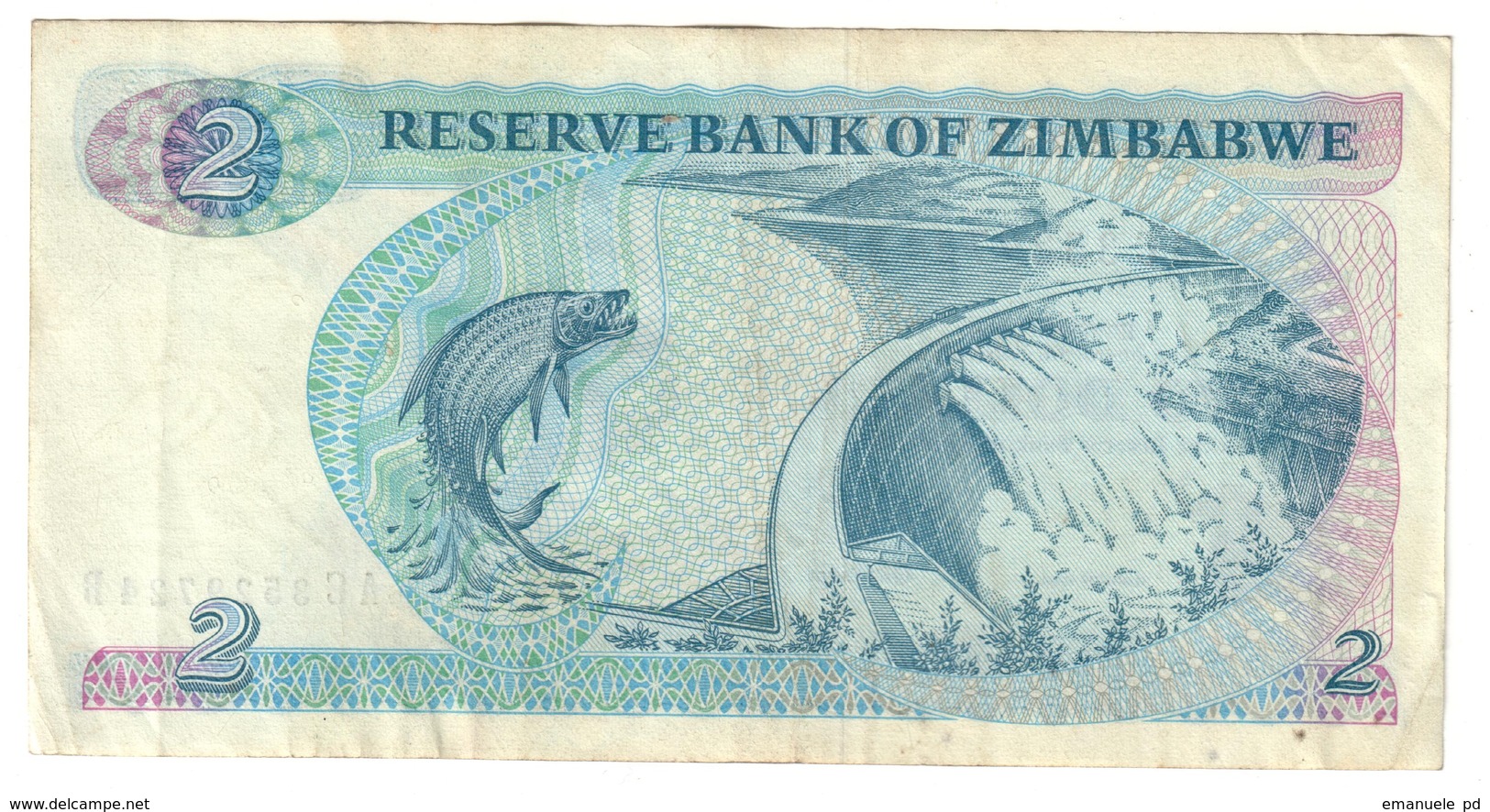 Zimbabwe 2 Dollars 1994 - Zimbabwe