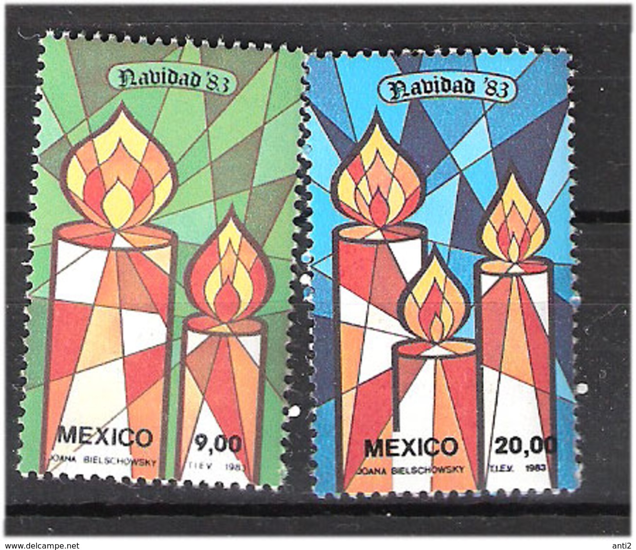 Mexico 1983 Christmas, Mi 1875-1876 MNH(**) - Mexique