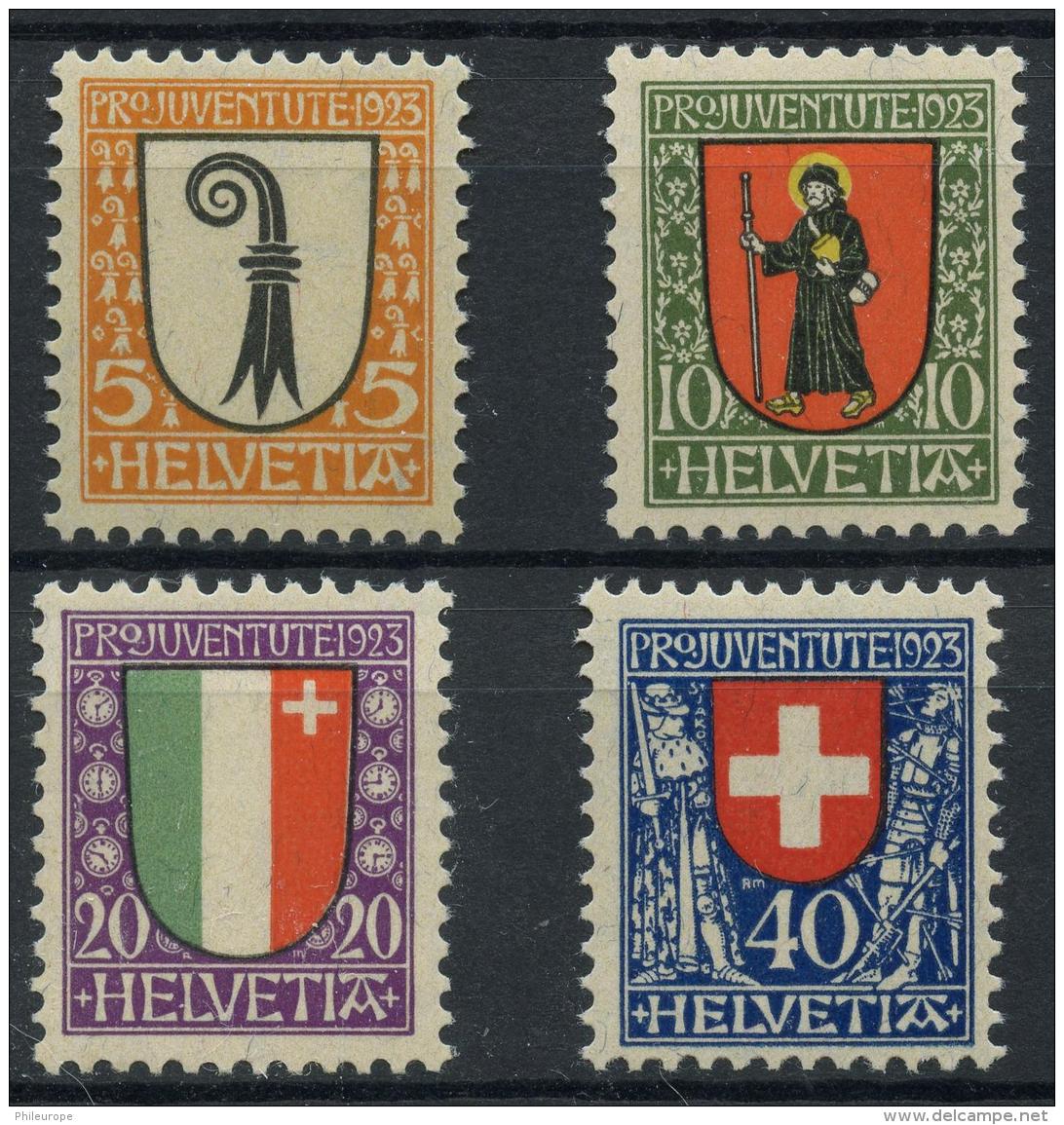 Suisse (1923) N 192 A 195 (Luxe) - Neufs