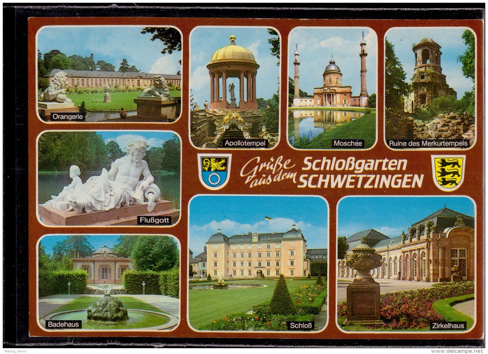 Schwetzingen - Mehrbildkarte 4   Schlossgarten - Schwetzingen