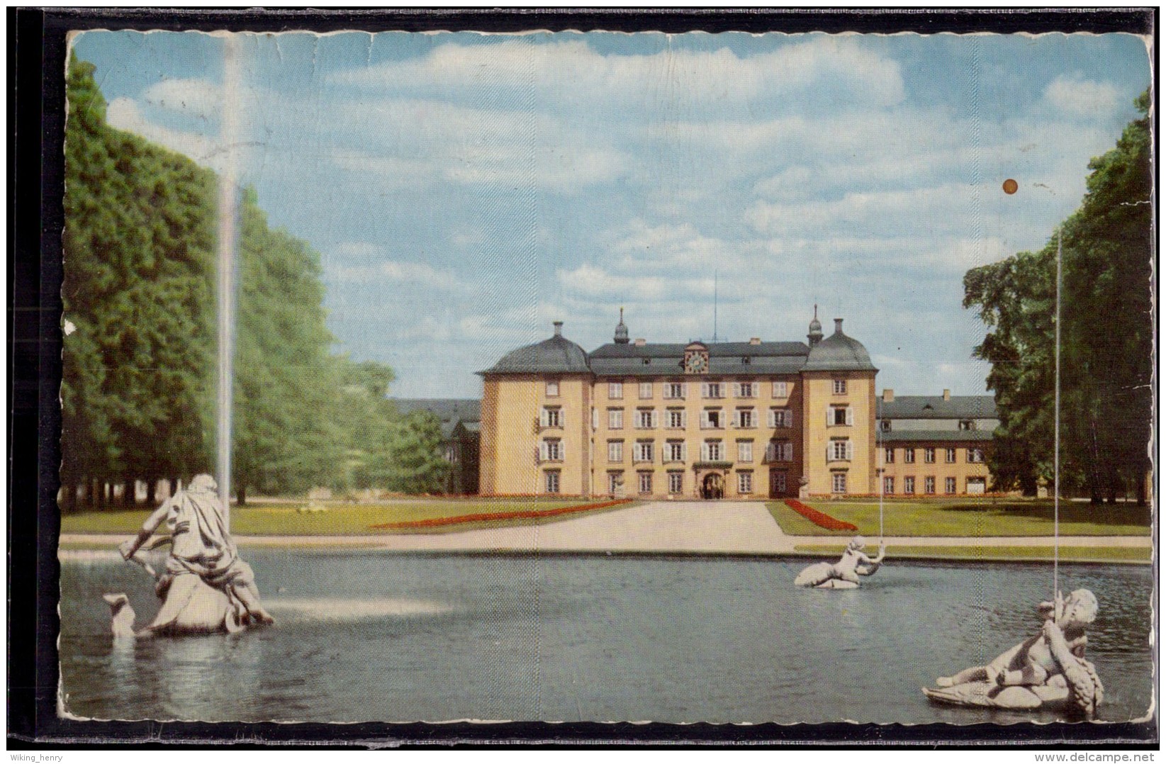 Schwetzingen - Arion Mit Schloß 1 - Schwetzingen