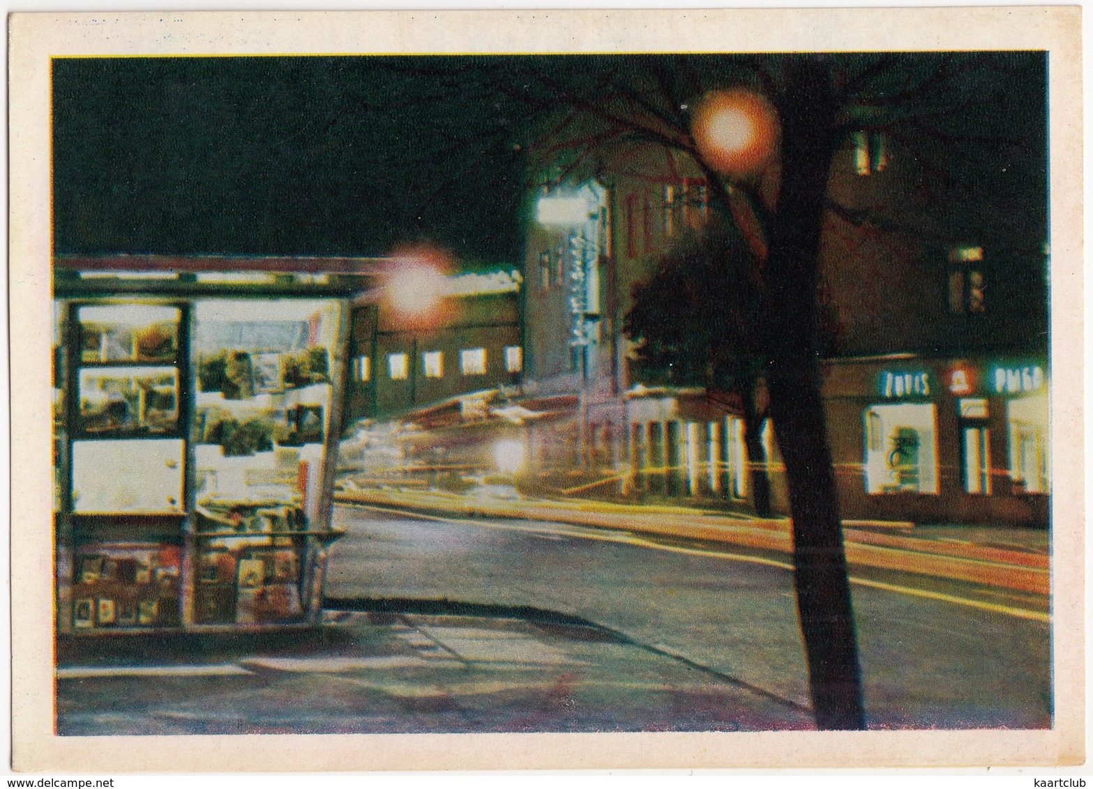 Kaunas - Laisve Avenue At Night - (Lithuania) - Litouwen