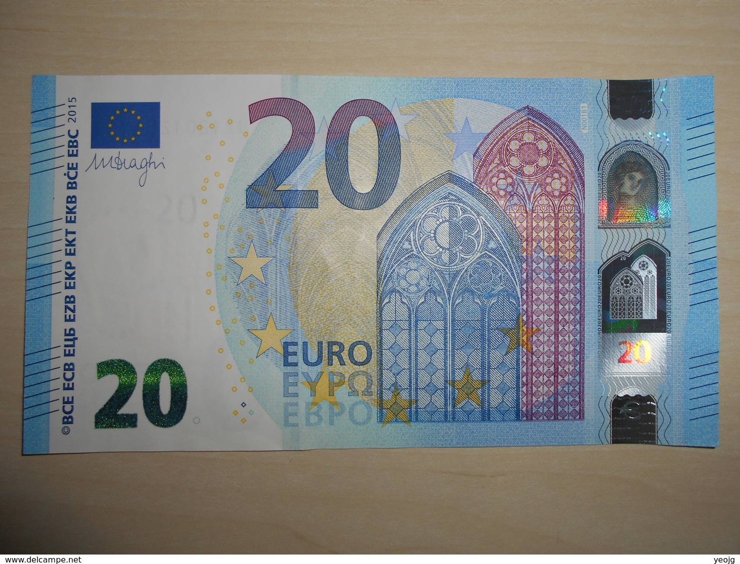 20 Euro NZ N001 Austria Autriche Österreich Draghi I- - 20 Euro