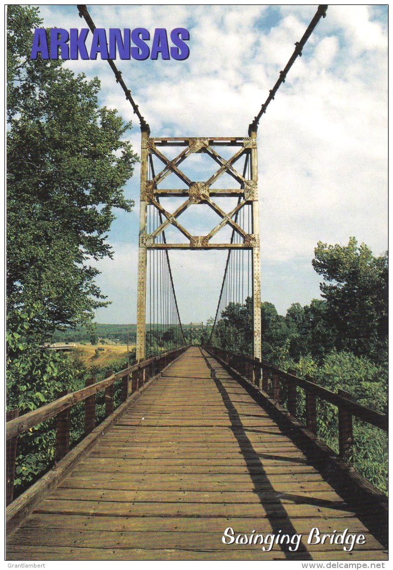 The Winkley Swinging Bridge Spanned Little Red River 1912 - 1989 , Arkansas, USA Unused - Other & Unclassified