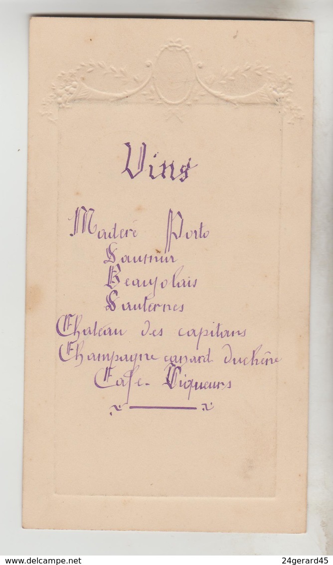 3 MENUS 2 DOUBLE FEUILLET 1 FEUILLET SIMPLE 1971, 1951,1928 - Menus