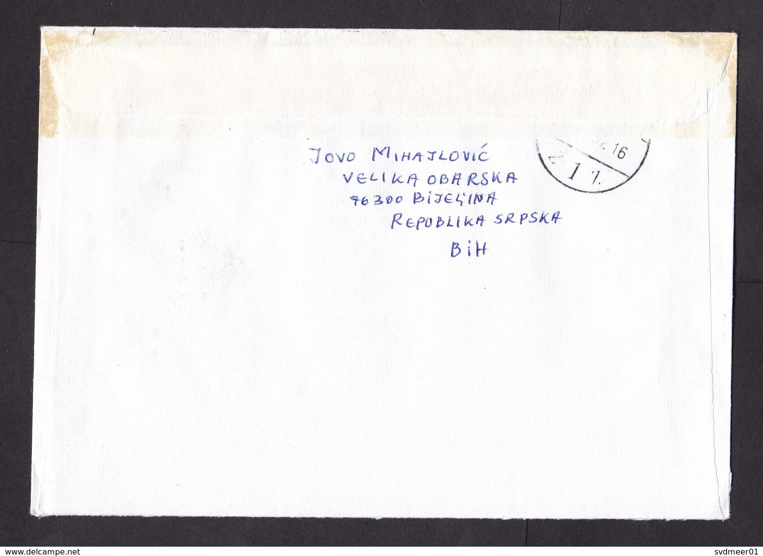 Bosnia - Serb Republic: Stationery Cover 1998, Extra Stamp, Bridge, Autonomous Territory, Rare Real Use (damage At Back) - Bosnien-Herzegowina