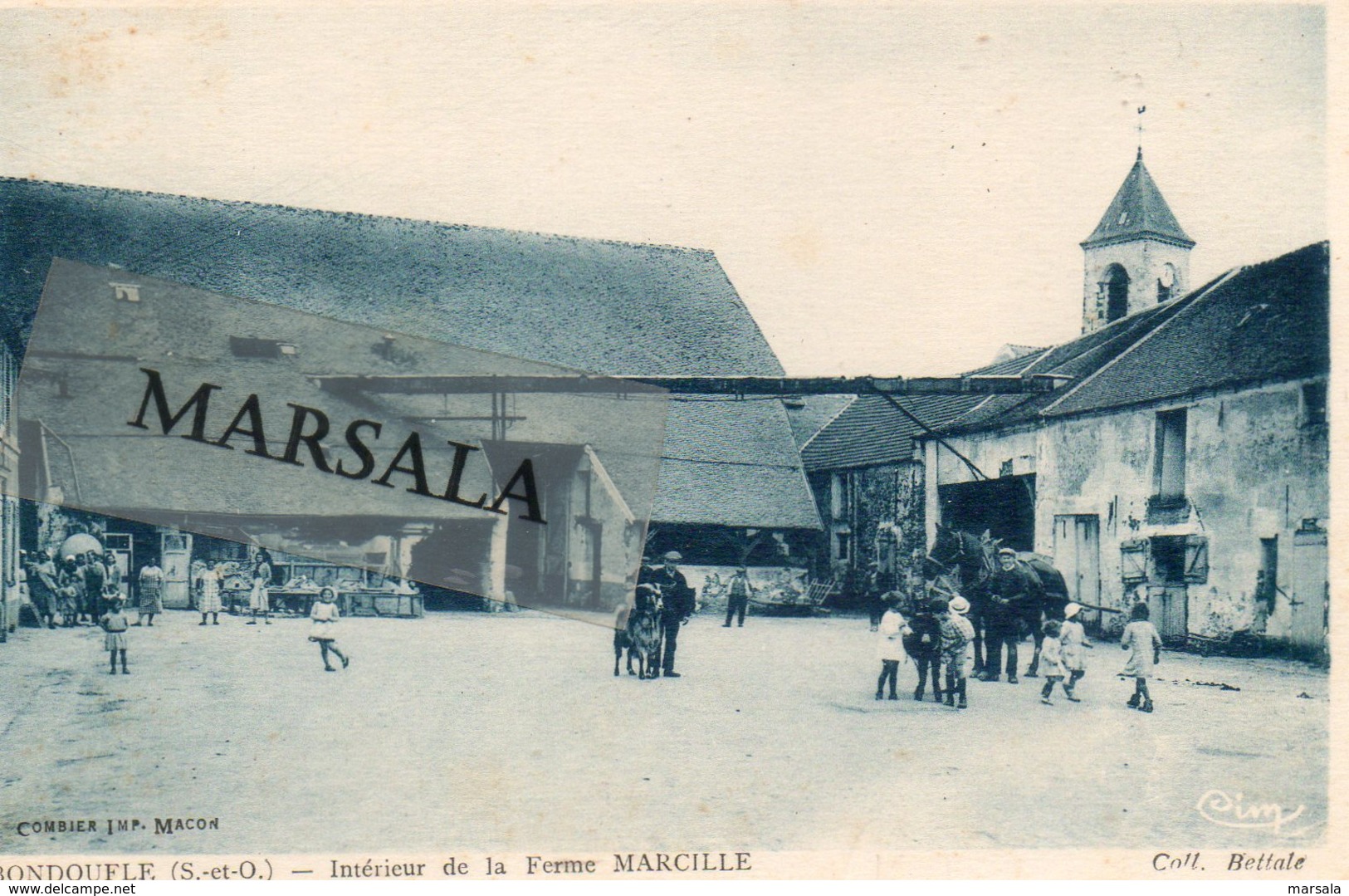 CPA   Bondoufle Interieur  De La Ferme  Marcille - Bondoufle