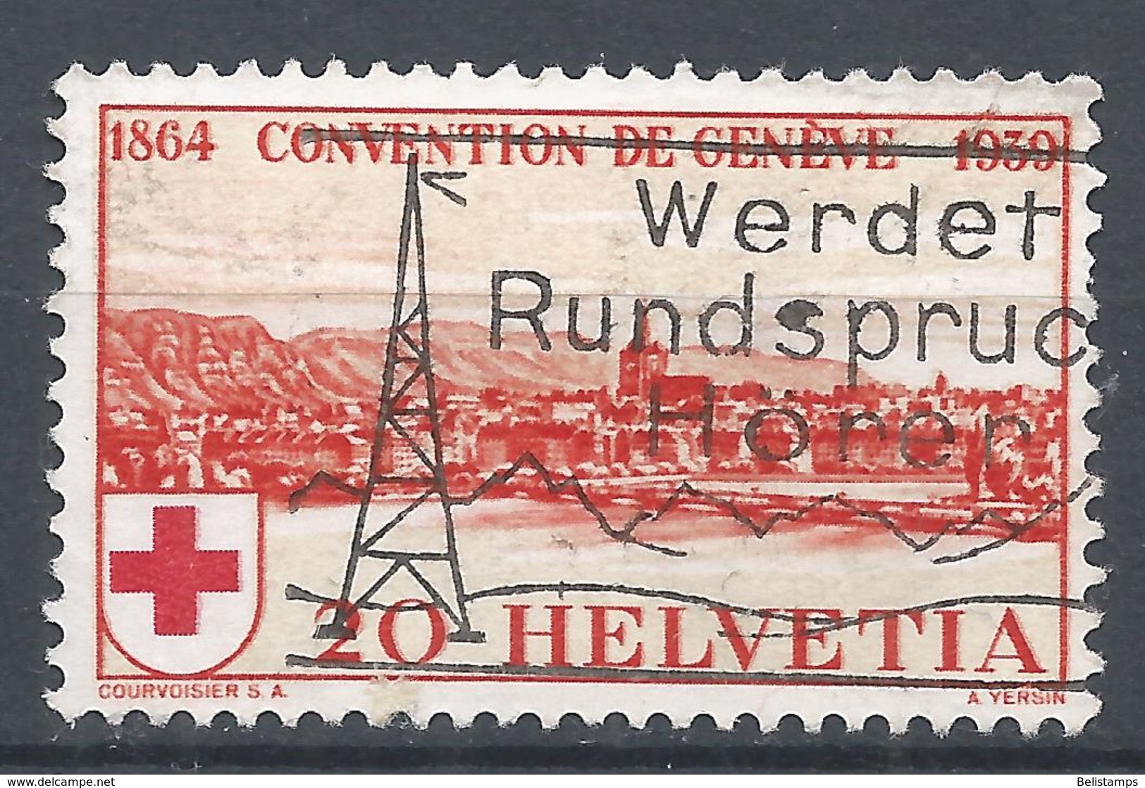 Switzerland 1939. Scott #268 (U) View Of Geneva - Oblitérés