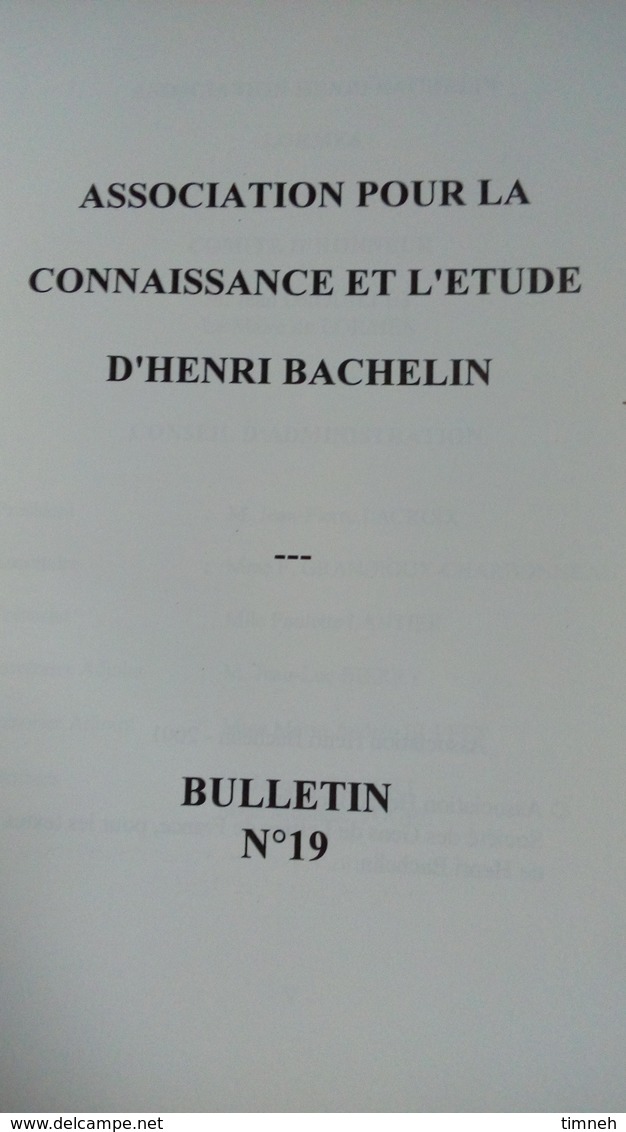 Association Henri Bachelin Lormes - L ' HORIZON DE POURPRE - 2001 ETUDES HENRI BACHELIN - 111 Pages - BULLETIN N°19 - Bourgogne