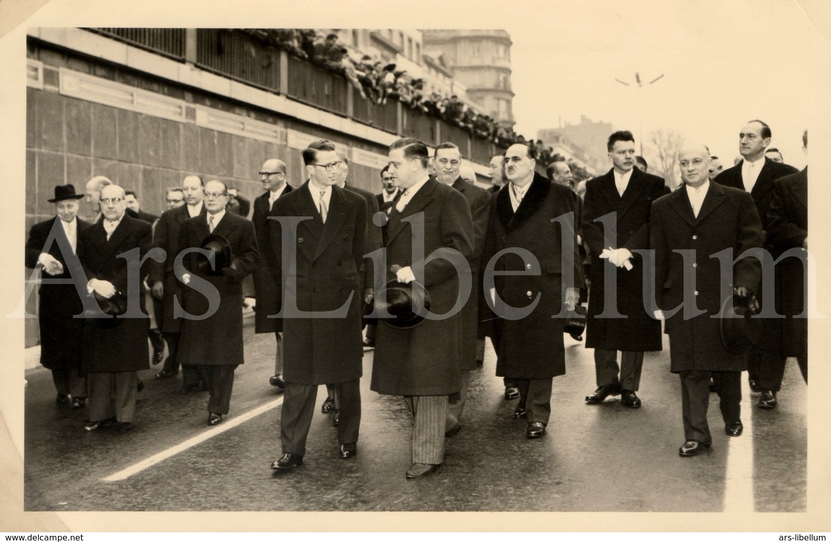 Postcard / ROYALTY / Belgique / België / Roi Baudouin / Koning Boudewijn / Porte Louise / 1957 / Bruxelles - Transport Urbain En Surface