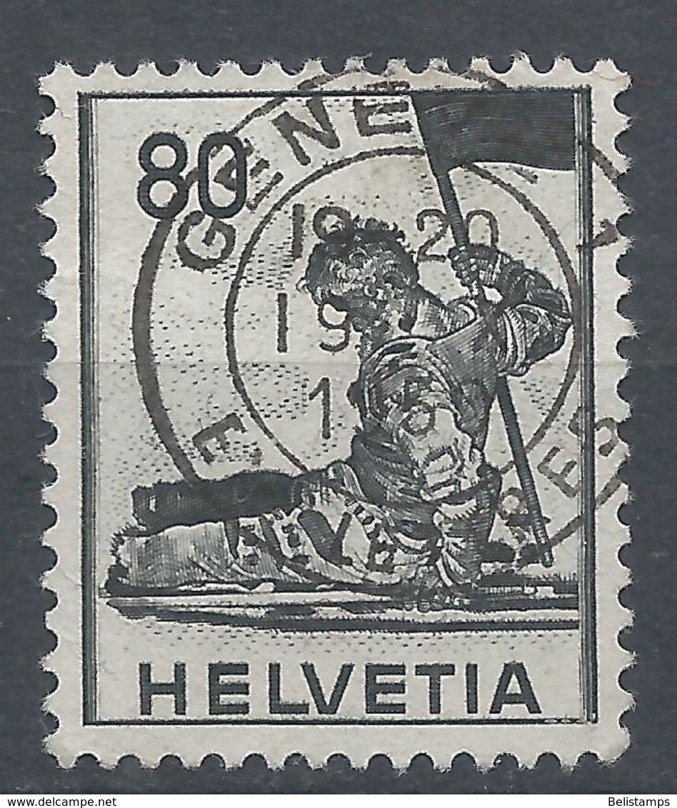 Switzerland 1941. Scott #273 (U) Dying Warrior - Oblitérés