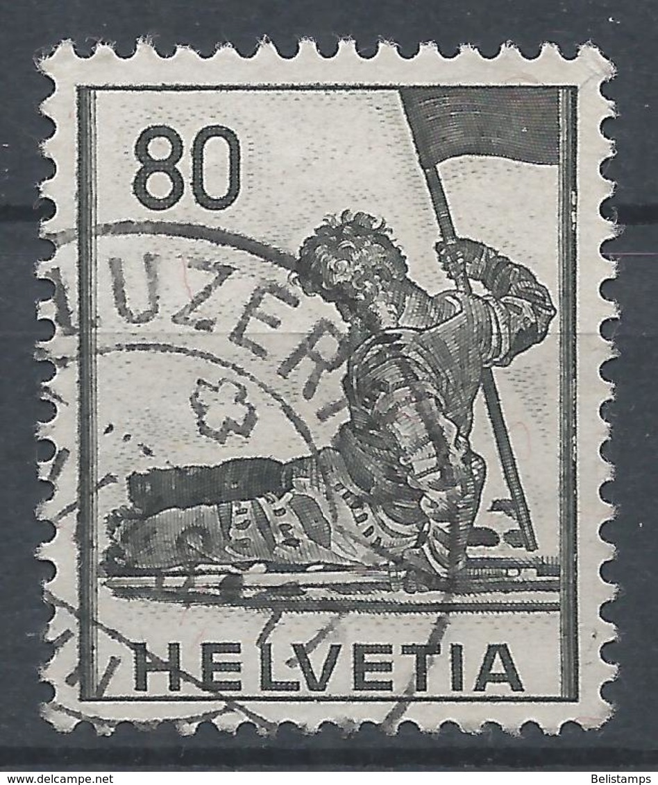 Switzerland 1941. Scott #273 (U) Dying Warrior - Oblitérés