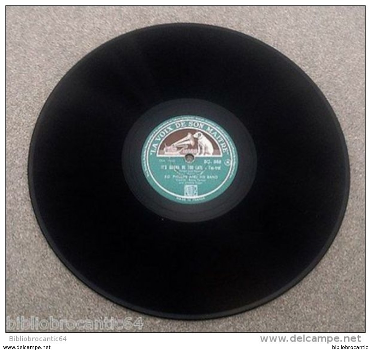 78 Tours* SID PHILIPS And His Band * < ON THE TOP PF OLD SMOKY... < LA VOIX DE SON MAITRE SG.358 - 78 Rpm - Schellackplatten