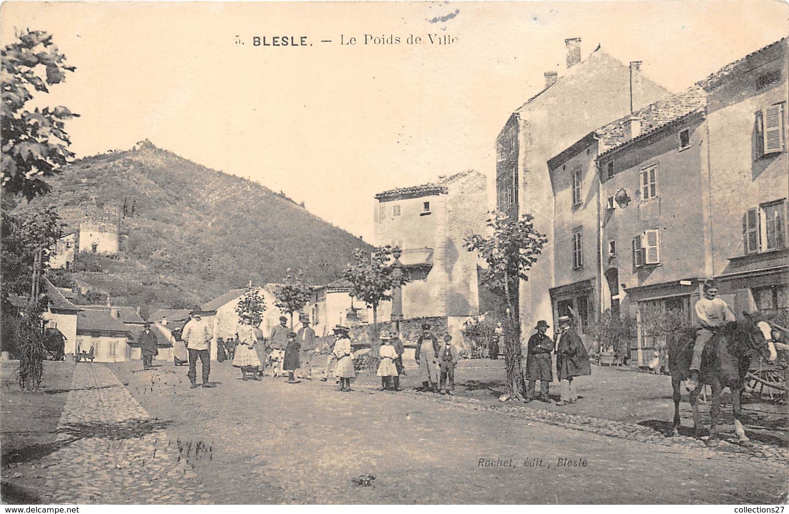 43-BLESLE- LE POIDS DE VILLE - Blesle