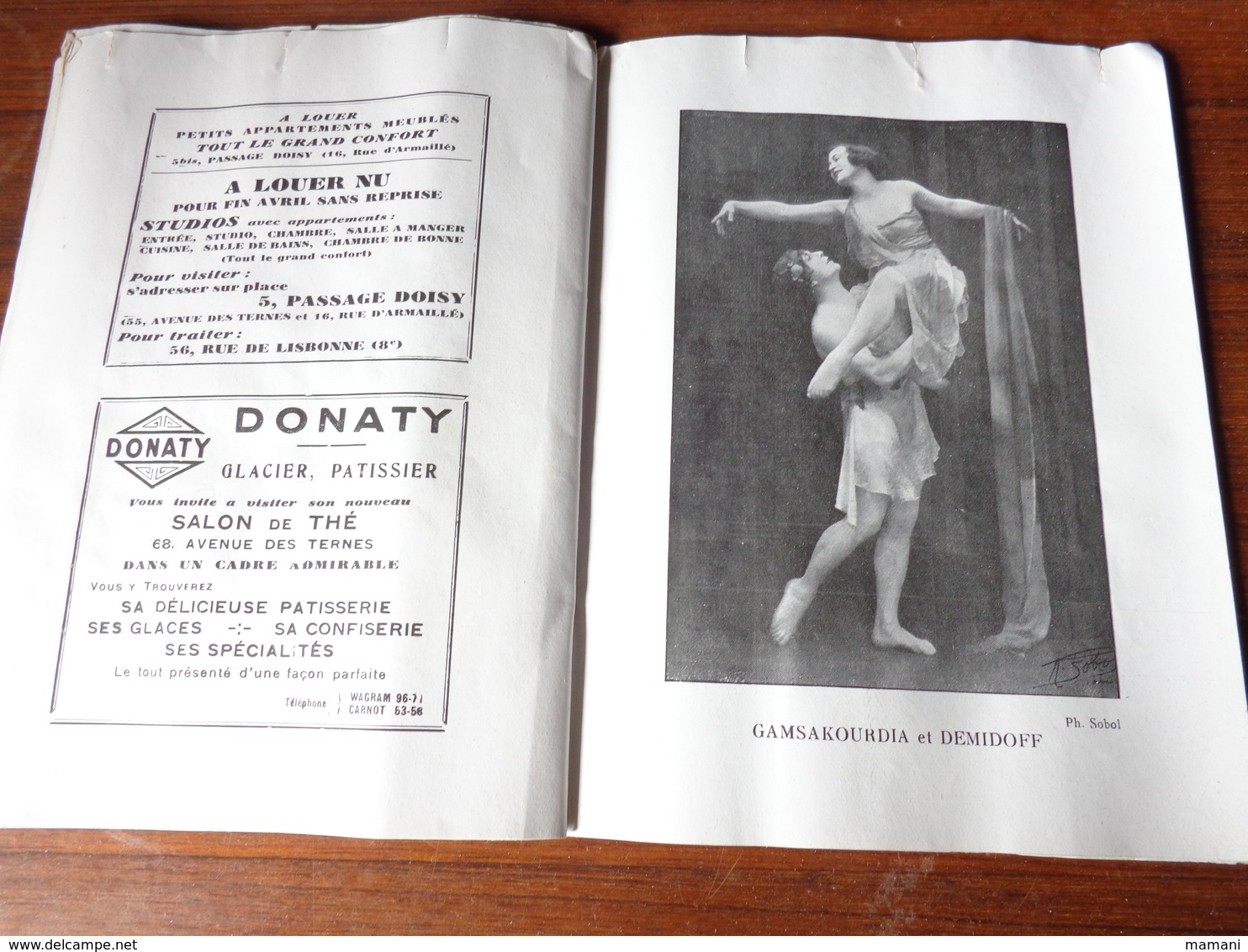 PROGRAMME CIRQUE/CIRCUS PROGRAMME 1928 -voiture-unic-gaveau-etc..