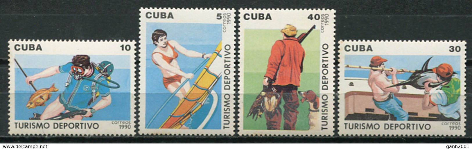 Cuba 1990 / Hunting & Fishing MNH Pesca Y Caza Angeln Und Jagen / Cu8509  C3 - Otros & Sin Clasificación