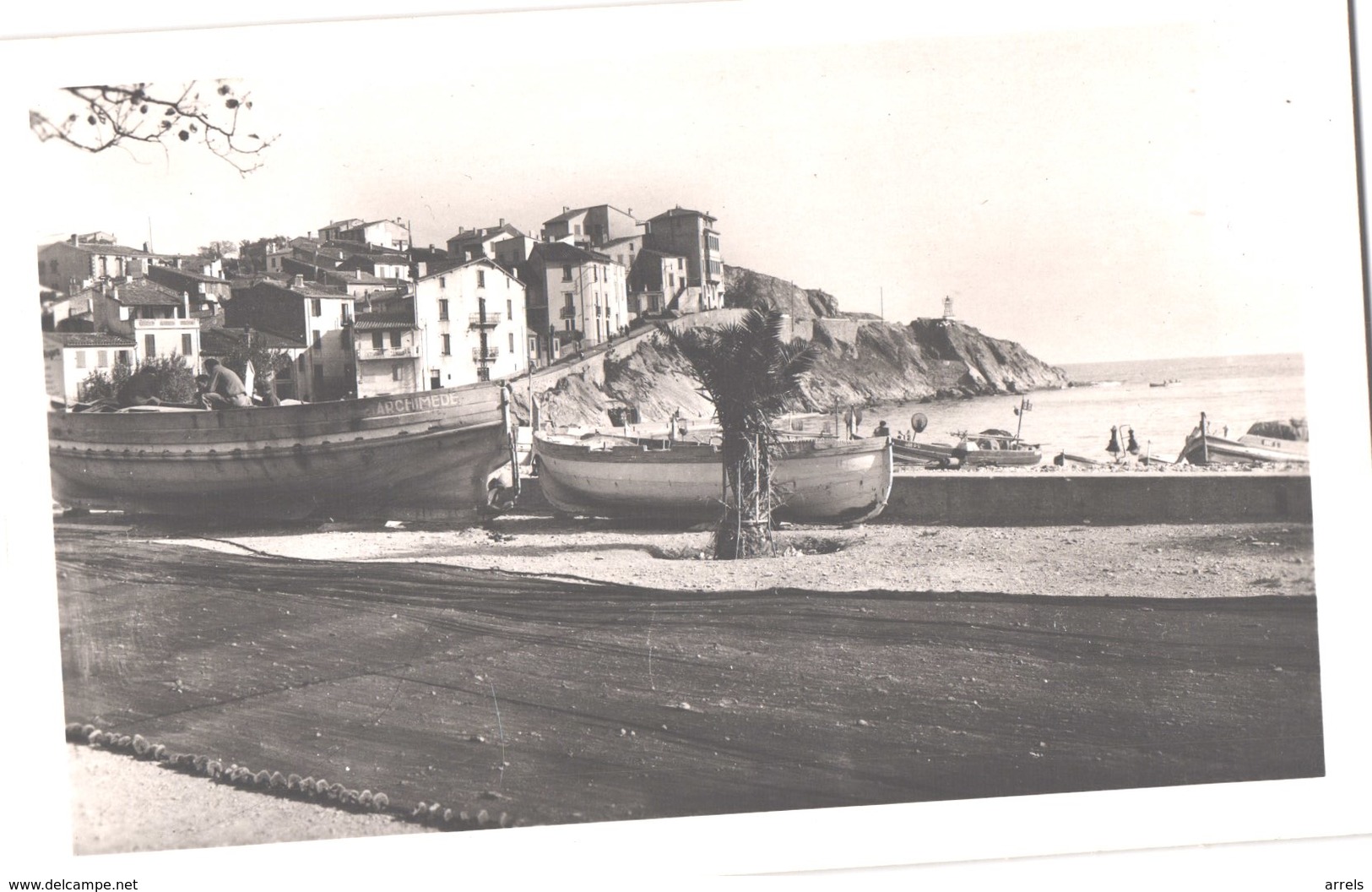 FR66 BANYULS SUR MER - L'hoste 3 - La Montée Du Cap D'oune - Barque De Pêche "archimède" - Animée - Belle - Banyuls Sur Mer