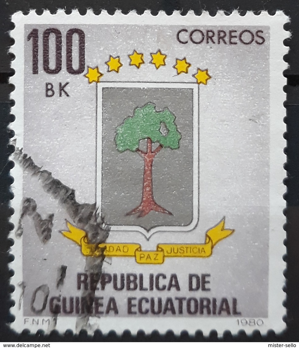 GUINEA ECUATORIAL 1980 National Heroes. USADO - USED. - Equatorial Guinea