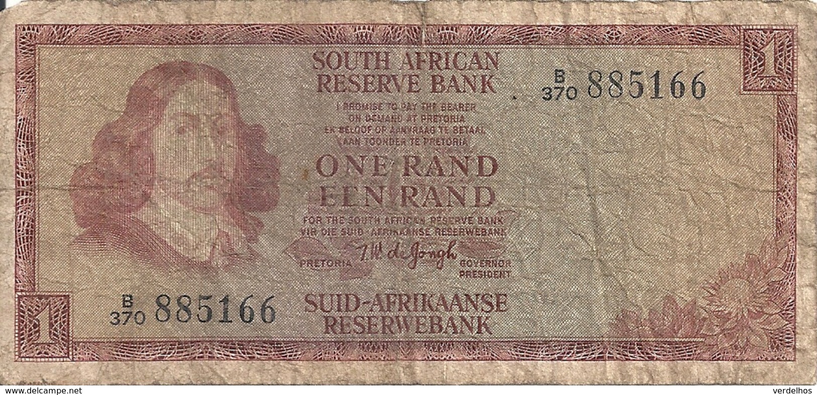 AFRIQUE DU SUD 1 RAND ND1967 VG+ P 109 B - Afrique Du Sud