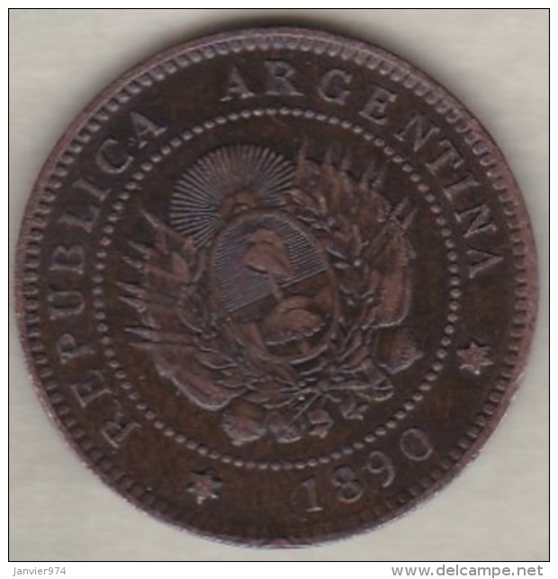 ARGENTINE / TUCUMAN . UN CENTAVO 1890. BRONZE - Argentine