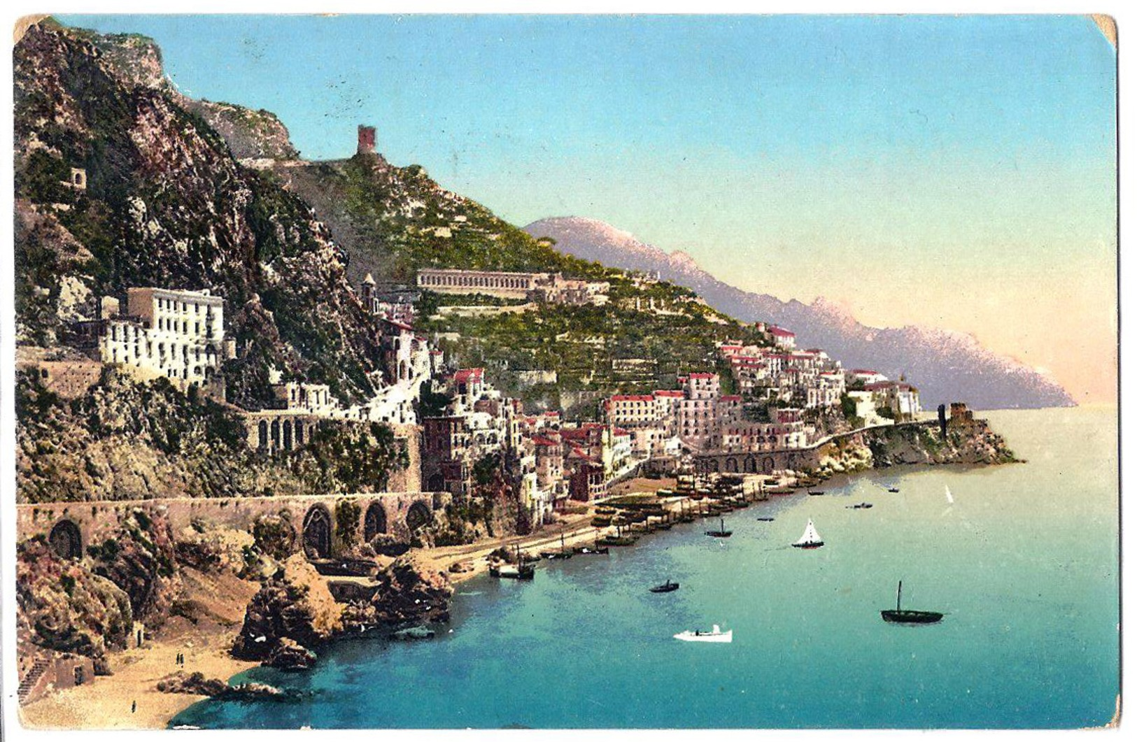 Amalfi (Salerno) - Panorama - 1912. - Salerno