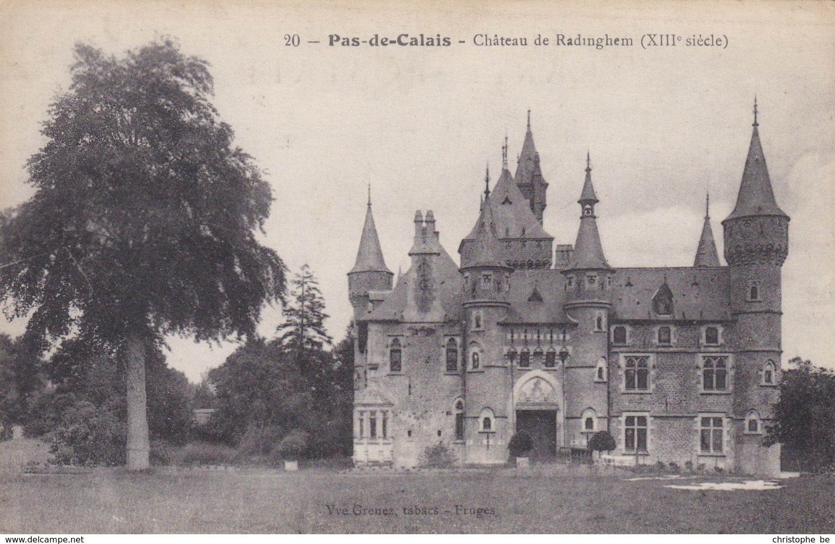 CPA Pas De Calais, Château De Radinghem (pk46595) - Autres & Non Classés