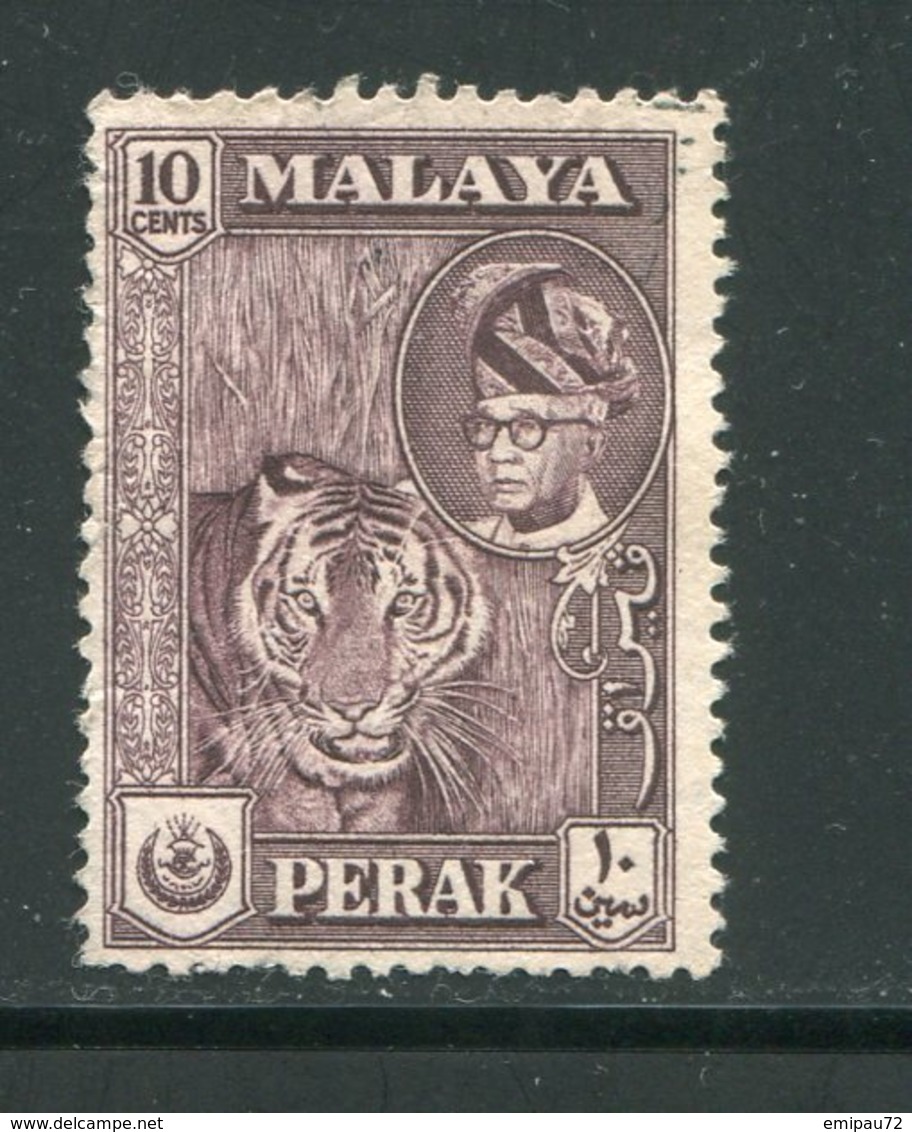 MALAISIE- PERAK- Y&T N°105a)- Oblitéré (tigre) - Perak