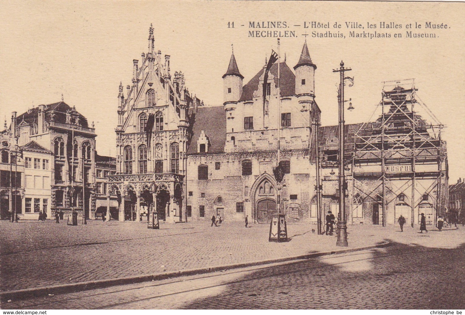 Mechelen, Stadhuis Marktplaats En Museum  (pk46653) - Malines