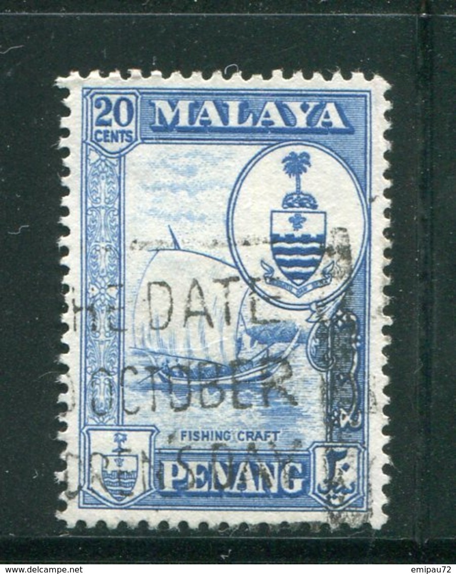 MALAISIE- PENANG- Y&T N°55- Oblitéré - Penang