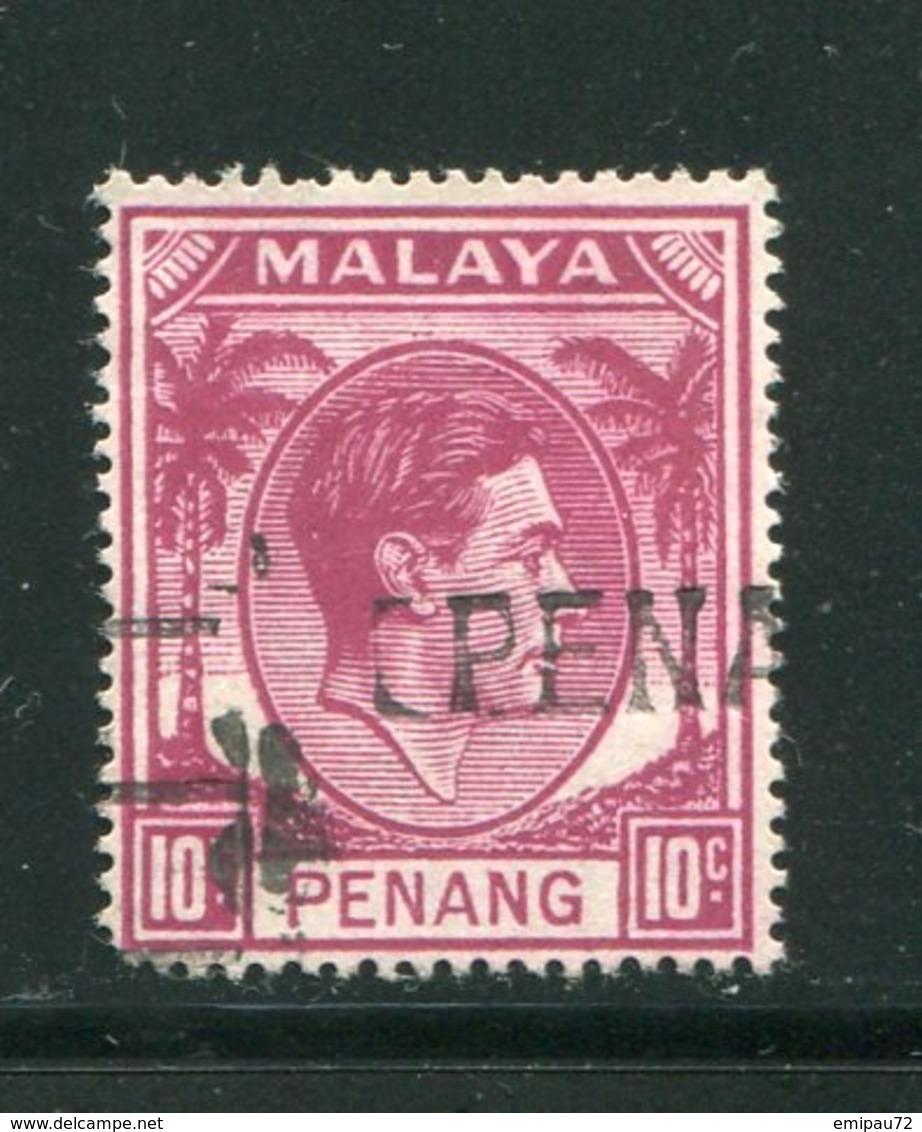 MALAISIE- PENANG- Y&T N°9- Oblitéré - Penang