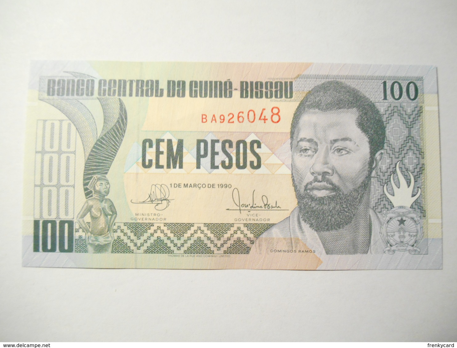 GUINEA-BISSAU 100 CEM PESOS 1990 UNC - Guinea-Bissau