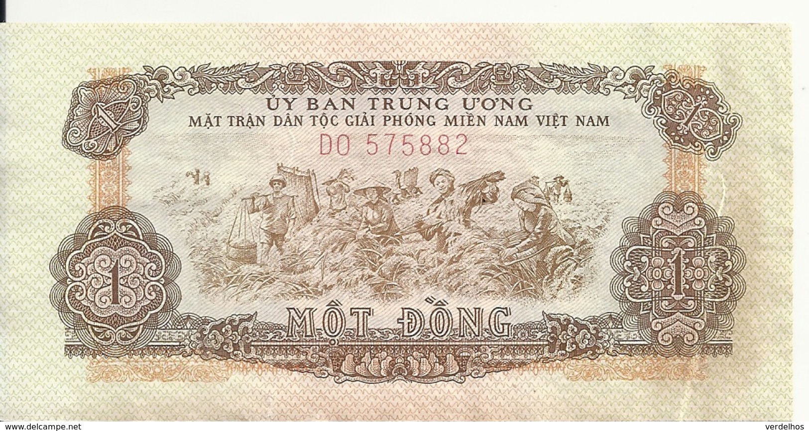 VIET NAM SOUTH 1 DONG ND1963 VF+ P R4 - Vietnam