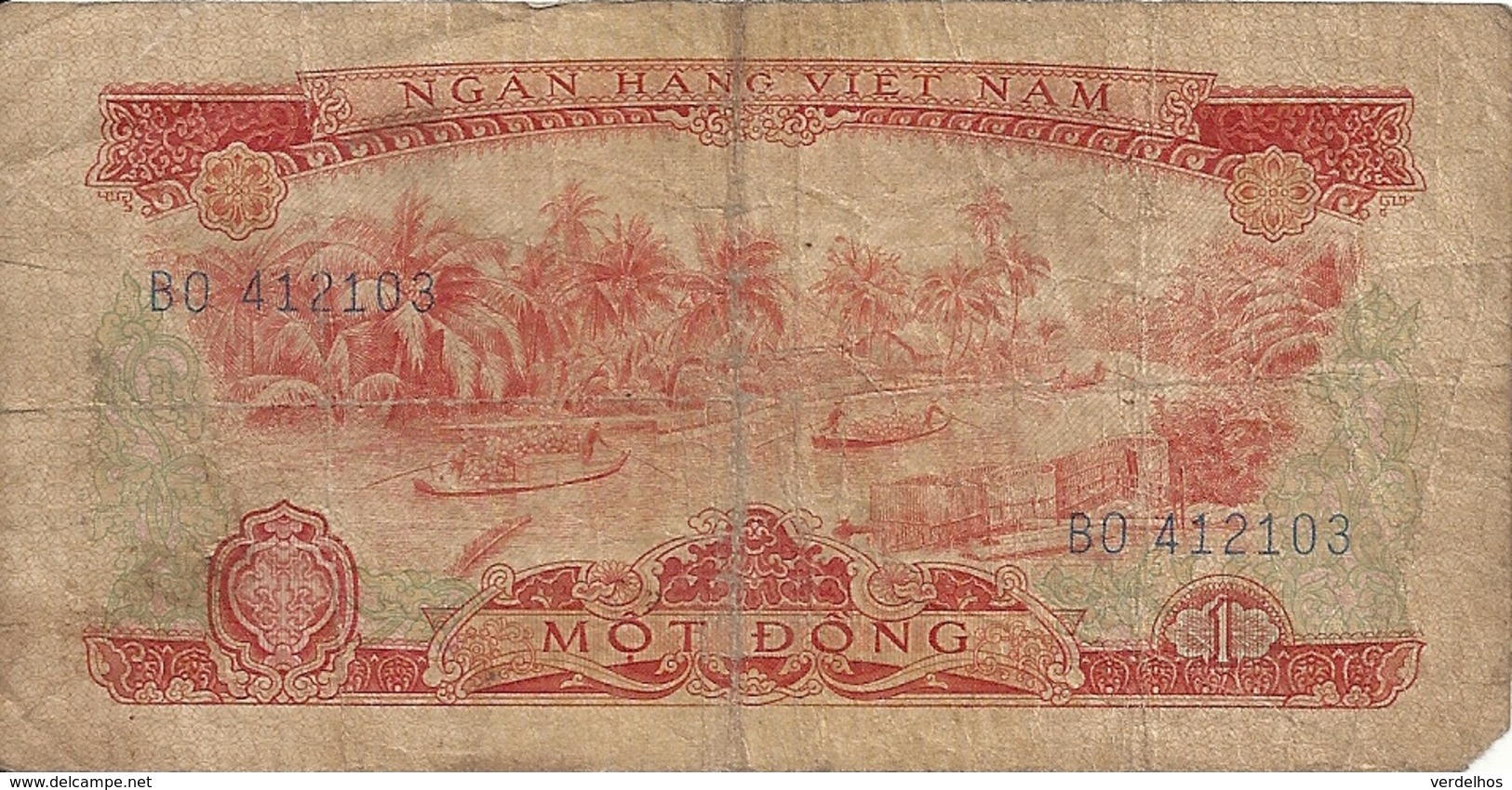 VIET NAM SOUTH 1 DONG 1966 VG+ P 40 - Vietnam