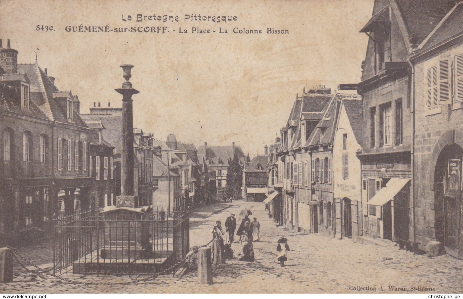 Guémené Sur Scorff, La Place, Le Colonne Bisson (pk46695) - Guemene Sur Scorff