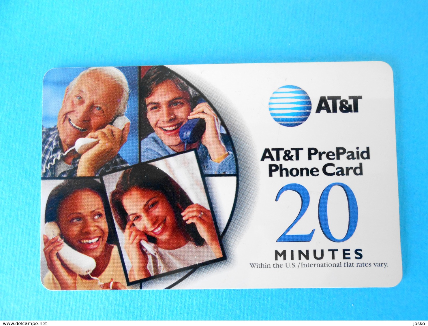 PEOPLES ...... USA - AT&T Prepaid Phone Card - 20. Minutes * United States - AT&T