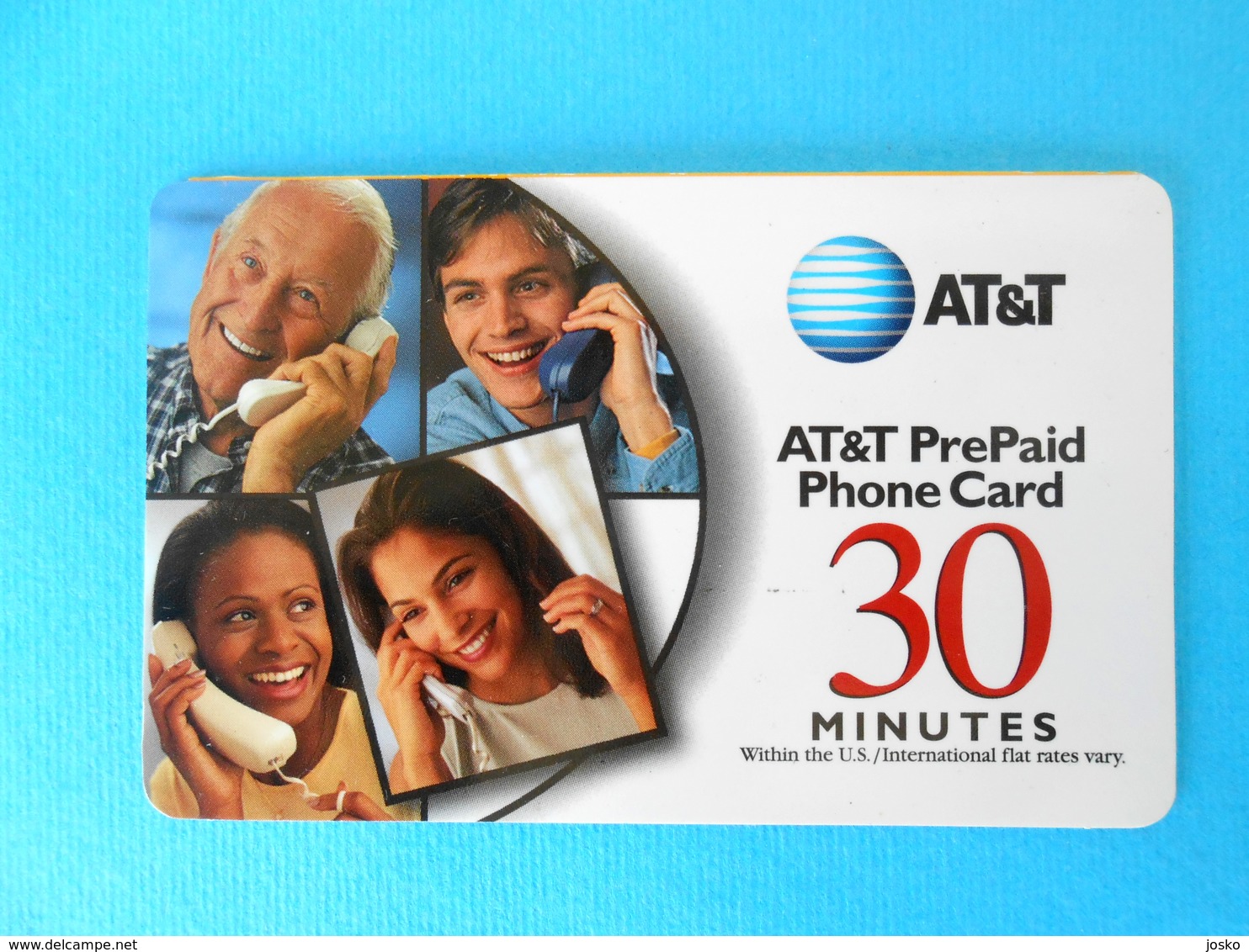 PEOPLES ...... USA - AT&T Prepaid Phone Card - 30. Minutes * United States - AT&T