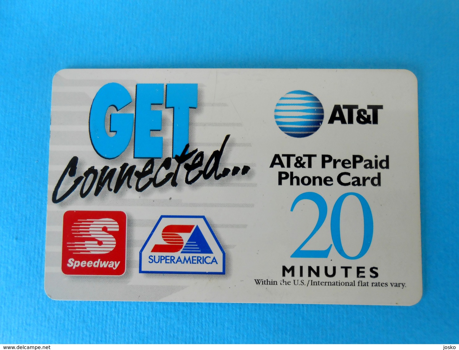 GET Connected - 20. Minutes ...... USA - AT&T Prepaid Phone Card  * United States - AT&T