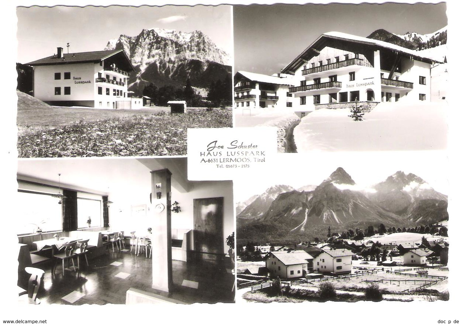 Österreich - A-6631 Lermoos - Tirol - Haus Lusspark - Alte Ansichten - Lermoos