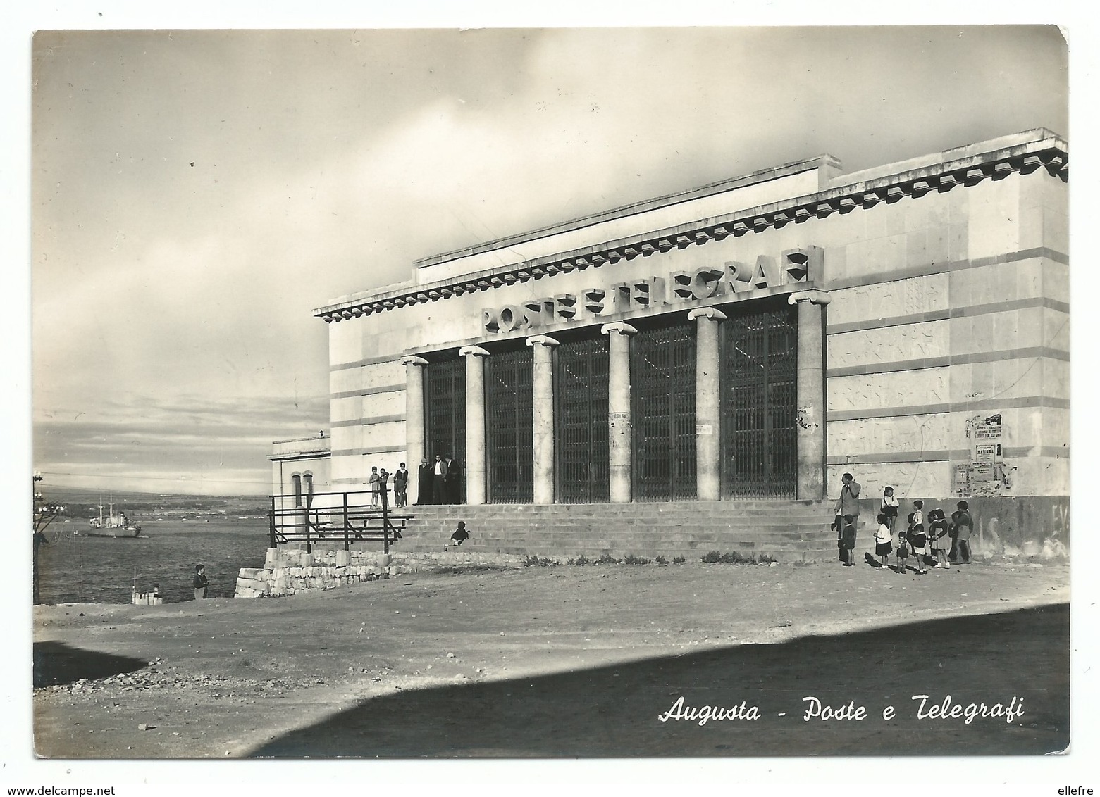 CPSM AUGUSTA PALAZZO POSTE E TELEGRAFI // Ufficio Postale - Andere & Zonder Classificatie