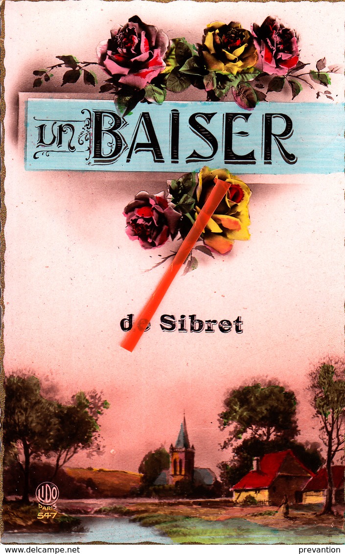Un Baiser De SIBRET - Carte Colorée - Vaux-sur-Sûre