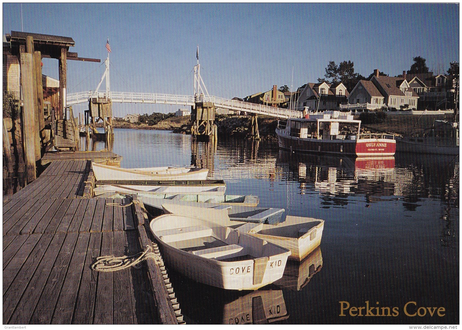 Perkins Cove, Ogunquit, Maine, USA Unused - Other & Unclassified